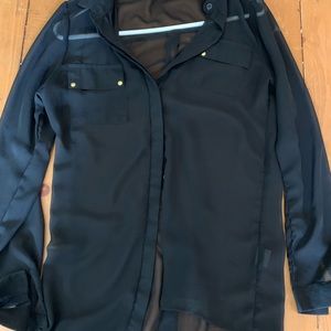 Black Charlotte Russe button down